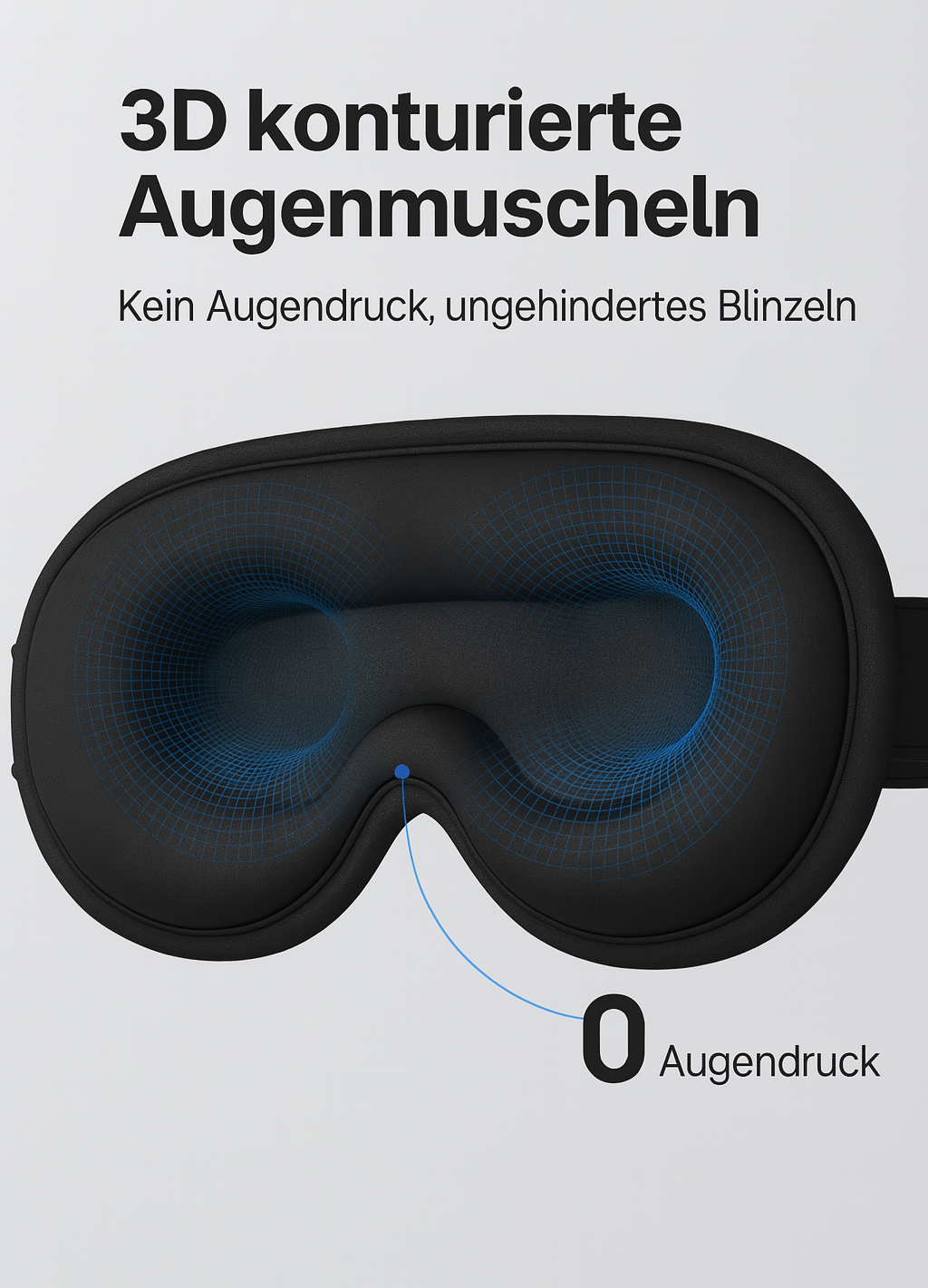 Sleepmsk - Die 3D Schlafmaske. Schlafen egal wann & wo